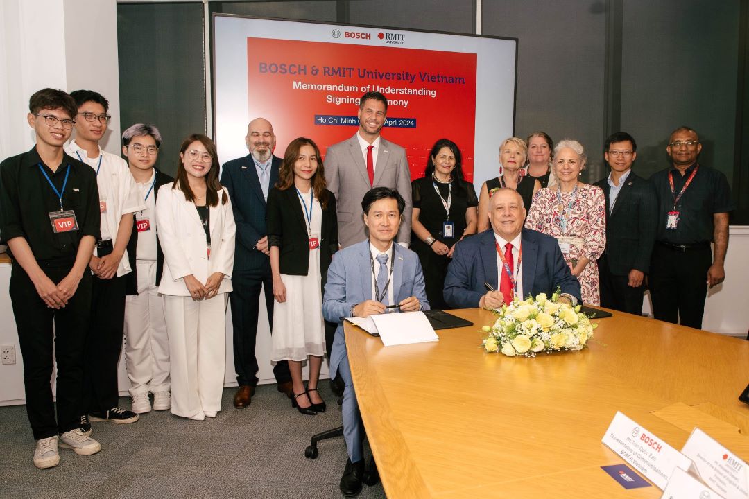 Bosch Việt Nam và Đại học RMIT hợp tác đào tạo và phát triển nhân lực ngành khoa học kỹ thuật